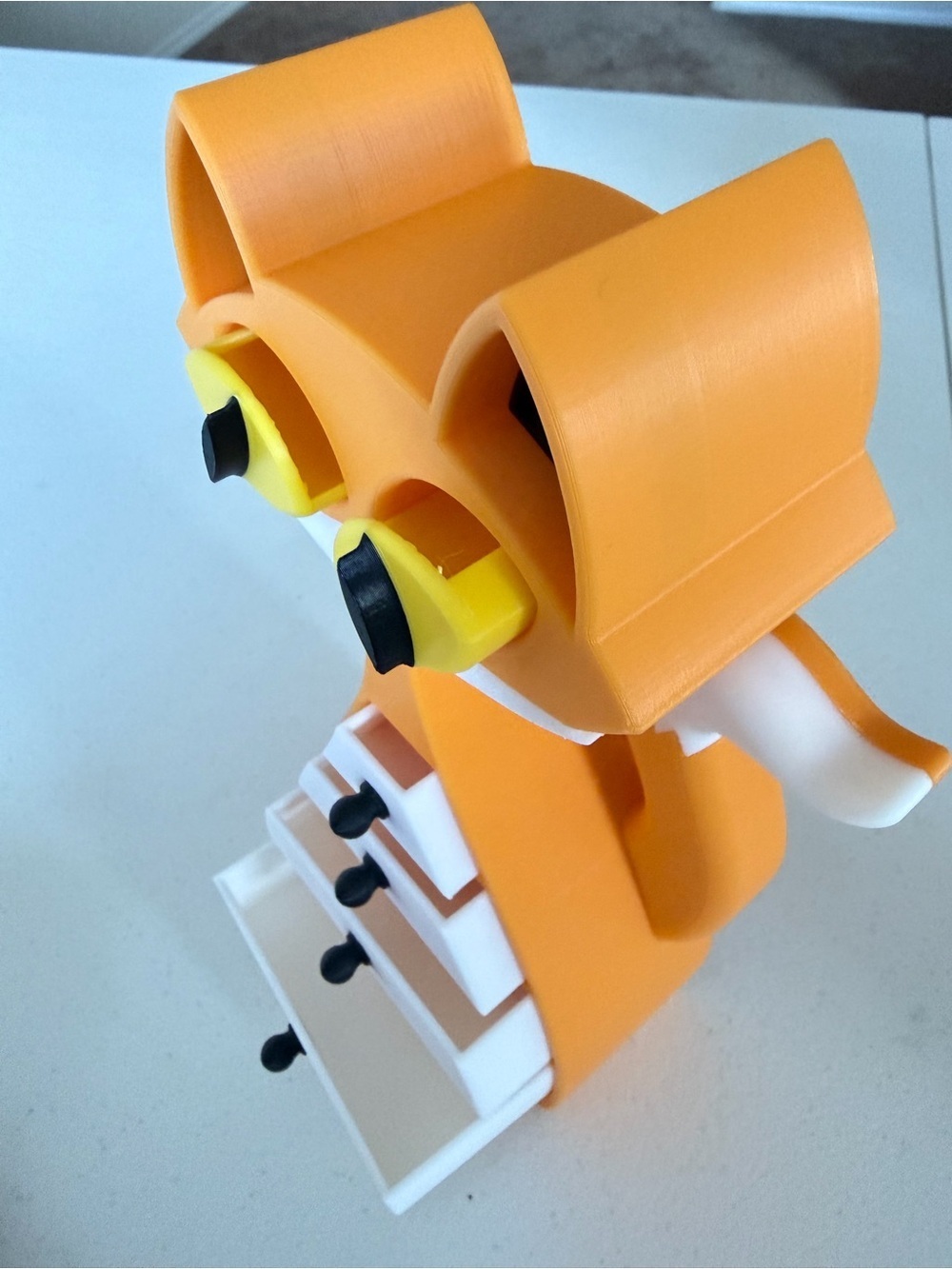 3D Printed Orange Fox Jewelry Drawer Organizer. - Picture 5 of 9